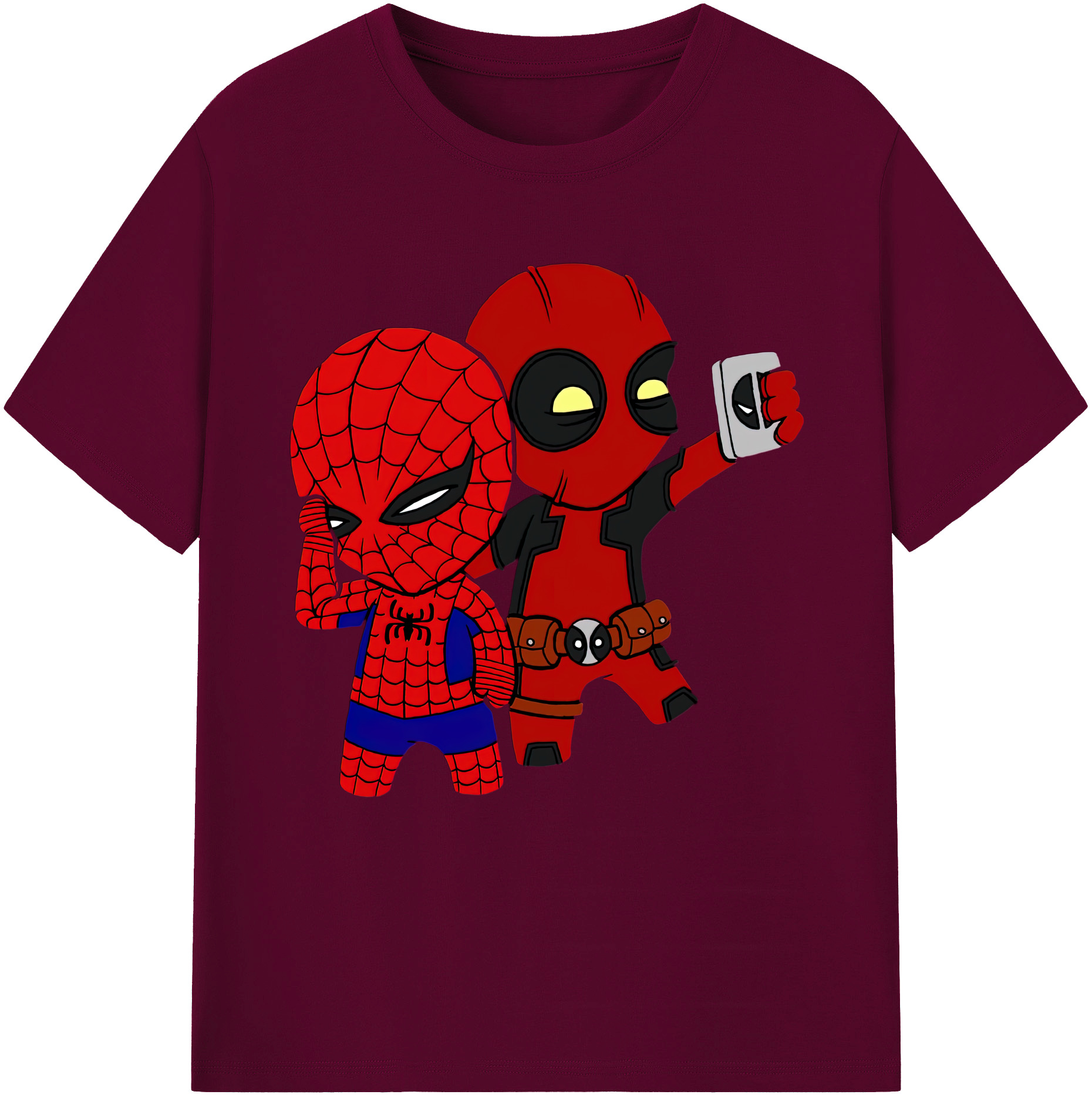 （画像用） Deadpool デッドプール レディースカジュアルプリントTシャツ（綿100％）